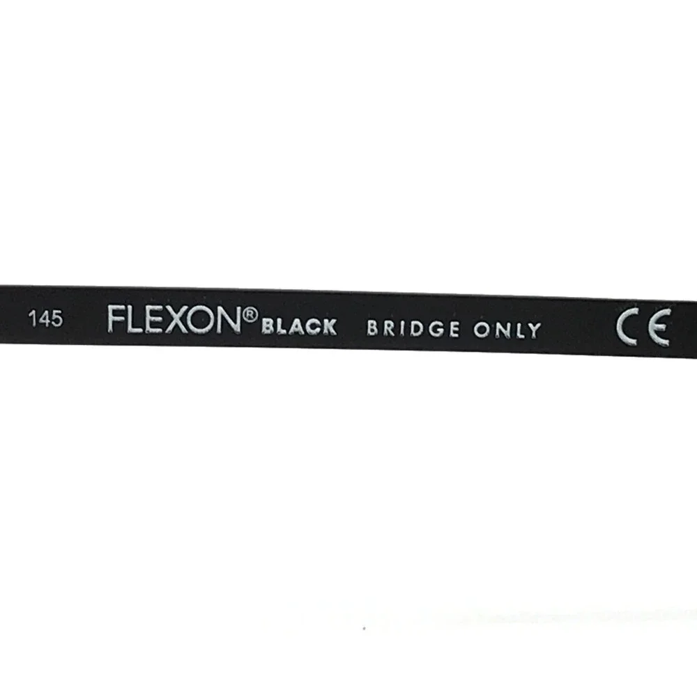 Flexon Eyeglasses Frames B2023 021 Gray Horn Square Full Rim 56-22-145
